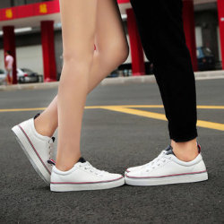 fastfashionofworld:  Men Women Lover Unisex White Shoes Discount