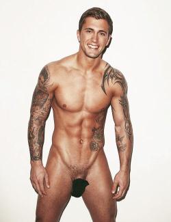 alekzmx:  a picture of Dan Osborne wearing nothing but a cocksock