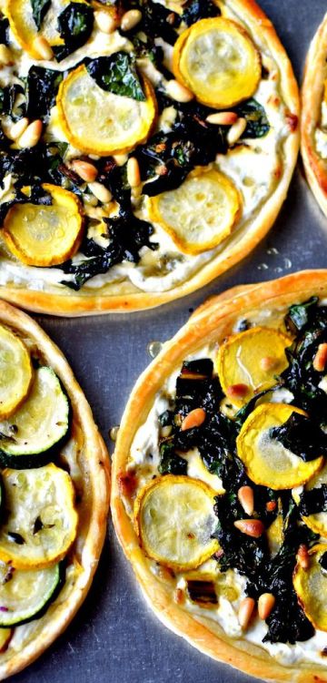 Zucchini & Ricotta Tarts