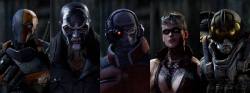 amazingasiaxp:  5 assassins revealed (Deathstroke, Bane, Deadshot,