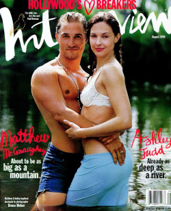 mccconaughey: Matthew McConaughey and Ashley Judd photographed