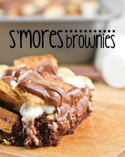 -foodporn:  S’mores Brownies Recipe 
