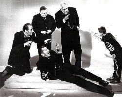 horrorandhalloween:  Basil Rathbone, Peter Lorre, Boris Karloff