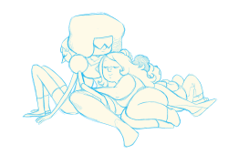 winterbramble:  gems don’t need to sleep but I wanted to draw