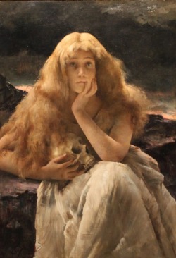 silenceforthesoul:      Alfred Stevens - Mary Magdalene  