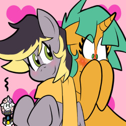 ask-glittershell:aero-replies: They’re so cute together.  I