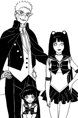 lady-nounoum:  Uzumaki Family : Sailor Moon AU
