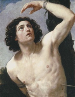 St. Sebastian, St. John the Baptist and an Angel all by Guido