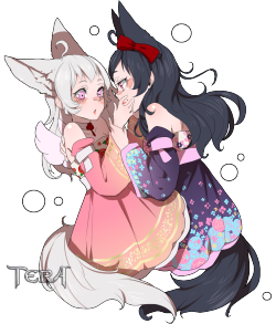 alienkittycat:  A tera commission I did a while back!Check out