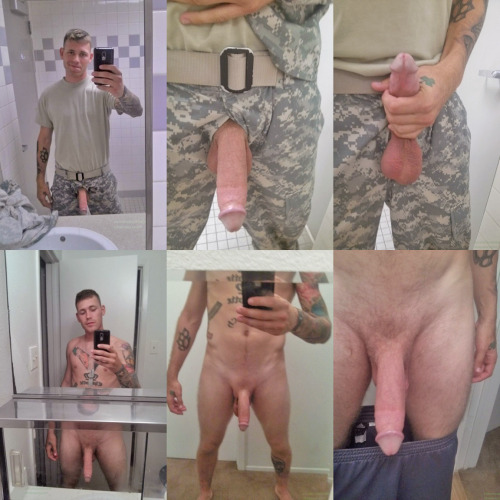 temple-of-apollo:  hot soldier dick…. 