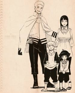 hanae-ichihara:  Uzumaki Family & Uchiha Family 