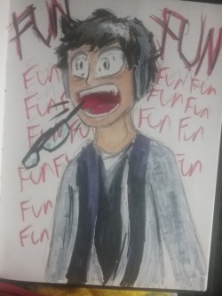 super-nova-of-art:  quick drawing i did while watching Markipliers