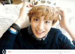  [PHOTO SCAN] Chanyeol on 2013 Calendar DO NOT EDIT. // cr. teethrich