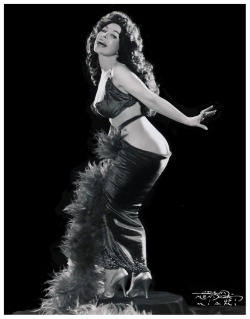 Mitzi        (aka. Mitzi Porter)Late-period promo photo from the late-60′s (possibly even early-70′s) when she was dancing under the name: “Mitzi Million”..  An under appreciated (imho) “Legend” in Burlesque, she debuted as a Feature