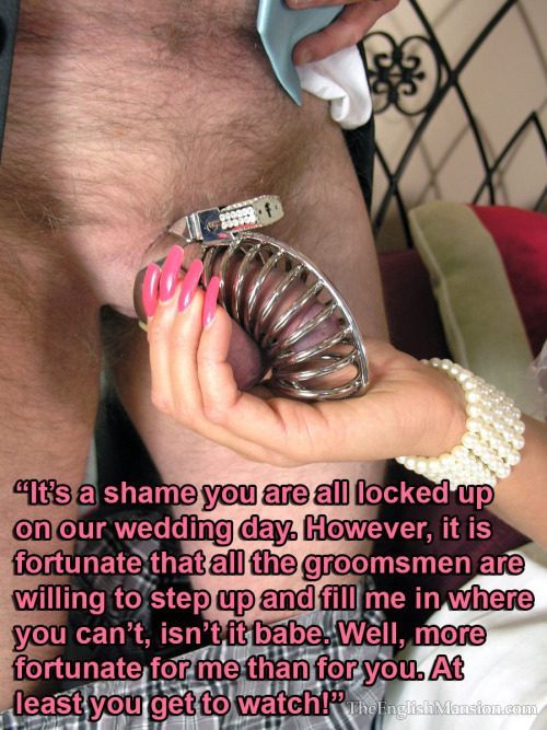 anothersissycuck:  I’ve been to worse weddings.