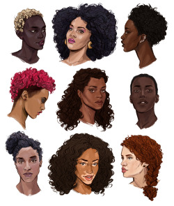 illustratedkate:  I need to practice capturing various skin tones,