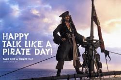 loulovespirates:  Tomorrow is Talk like a Pirate Day! Drinks