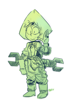 ballad-of-gilgalad:  Tinkerer Peridot to go along with Knight