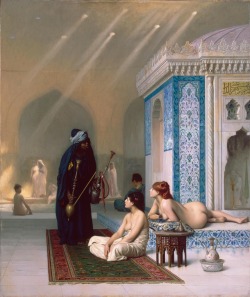 overdose-art: Jean-Léon Gérôme (French, 1824-1904), Pool in