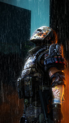 thecyberwolf:  Army of Two - Fan Art Created by Ariel Flores (Lonefirewarrior)