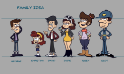 sketch-toons: -Families- this is a Little project I started some