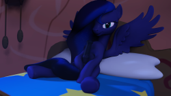 fruitymilkstuff:  Welcome home, Twilight. Luna has been overhauled!