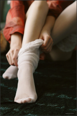 girls-snap:  tenderness legs by Aleksey Yepanchintcev on Flickr.