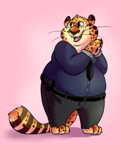 goblinlord:  clawhauser from zootopia. he was so cute i loved