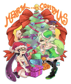 gomigomipomi:  Merry Squidmas everyone! Hope you’re all having