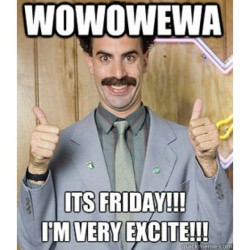 #Friday finally!