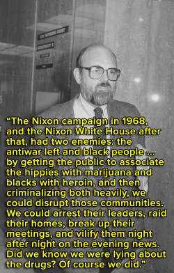 micdotcom:  A Nixon adviser admitted the war on drugs was invented