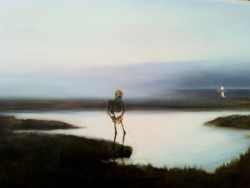 dappledwithshadow:  Paul BenneyPissing Death201246 x 66 cm [18
