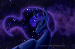 theponyartcollection:  Night mane by *FEuJenny07