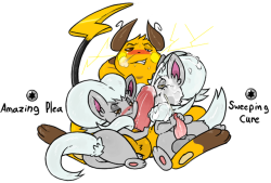 roymccloud:   Protection Cube Raichu x two ..ok, ONE supportive