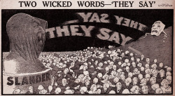 thefugitivesaint:Winsor McCay (1871-1934), ‘Two Wicked Words