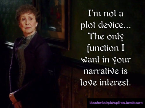 The best of Mrs. Hudson pick-up lines, based on number of notes.