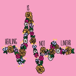 thefrizzkid: Healing is not linear  You’re not fucking