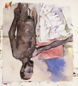 Georg Baselitz (Kamenz, 1938), Male Nude (self portrait), 1973,