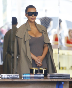 kuwkimye:  Kim out in West Hollywood, CA - July 16, 2015