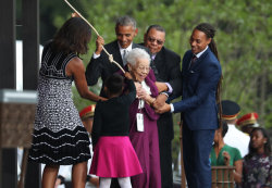 nevaehtyler:    99-year-old Ruth Bonner, a daughter of a young