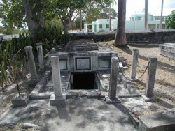 The Chase Family Vault in Christ Church Parish, Barbados. Unexplained