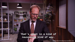 badfoodnetworkpuns:  Every time someone says something nice to