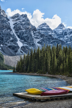musts:  Moraine Lake Color by Jeff Clow Banff National Park,