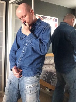 cjyorks:  Poppered up denim boy