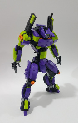 pimpmybricks:  My version of the EVA Unit 01 by napoleondynamite57