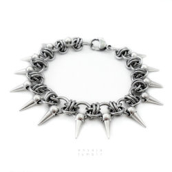 ~e tumblr mark’d / Stainless Steel bracelet by Angle Mack/