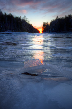 decepticun:  seal cove maine icescape | by nate parker.