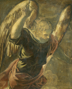 artist-tintoretto:  Annunciation the Angel, TintorettoMedium:
