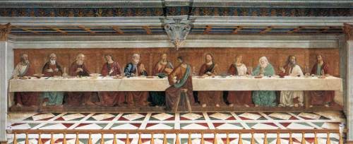 domenico-ghirlandaio:  Last Supper, 1476, Domenico GhirlandaioMedium: