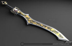 offense-is-the-best-defence:  fantasy sword 2 by abhijithvb 